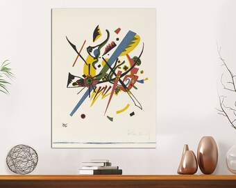 KANDINSKY ABSTRACT 1:24 Half Scale 1923 Dollhouse Framed Picture MADE IN AMERICA 
