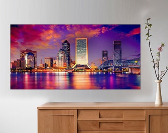 Jacksonville Florida Skyline River St Johns PETA Approved Eco
