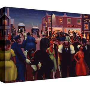 Archibald Motley Black Belt, Jazz Age Canvas Print, Ready to Hang 画像 2