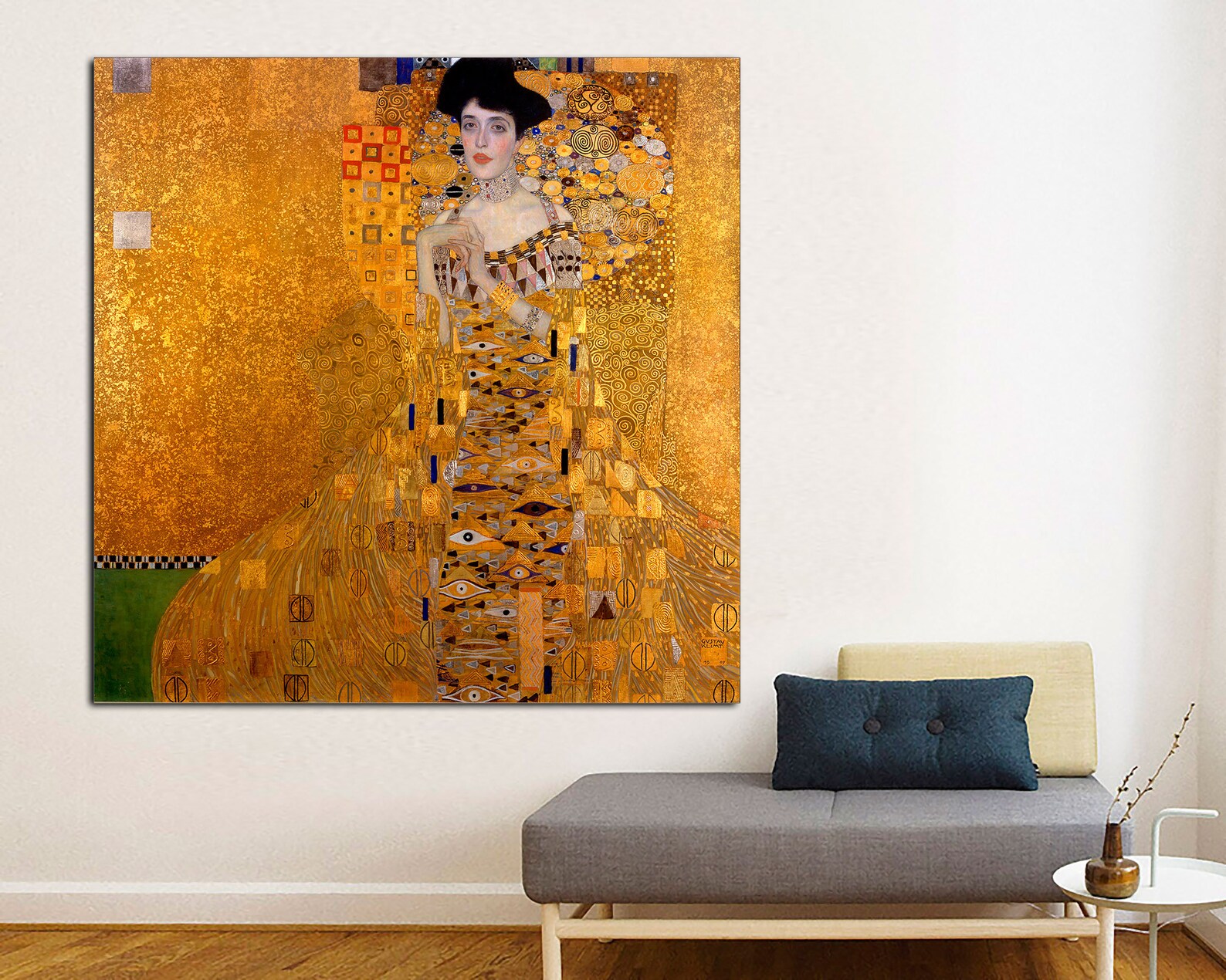 Adele Bloch Bauer, Gustav Klimt, Giclée Canvas Art Print - Etsy