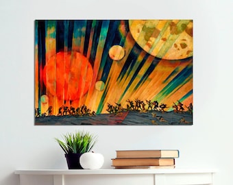 Konstantin Yuon 'New Planet' Russian Revolution Art, Ready to Hang Canvas Print