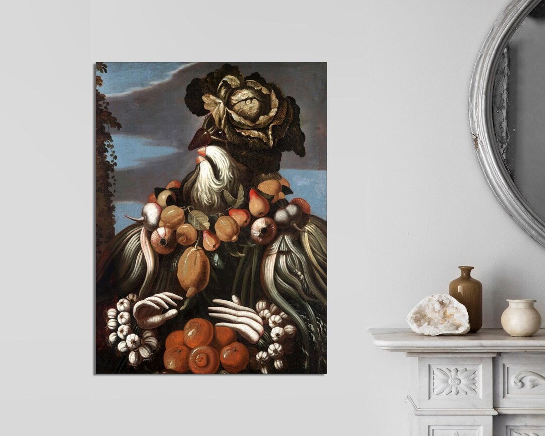 Giuseppe Arcimboldo 'summer' Canvas Print, Framed Renaissance Wall Art ...