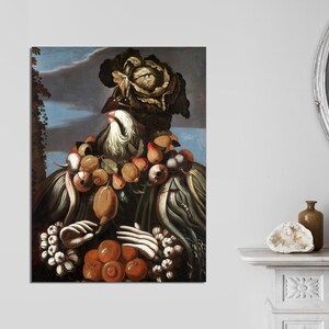 Giuseppe Arcimboldo, Summer Canvas Wall Art, Aesthetic Art Print, Classic Decorations, large Wall Art, Framed Wall Art, Canvas READY TO HANG