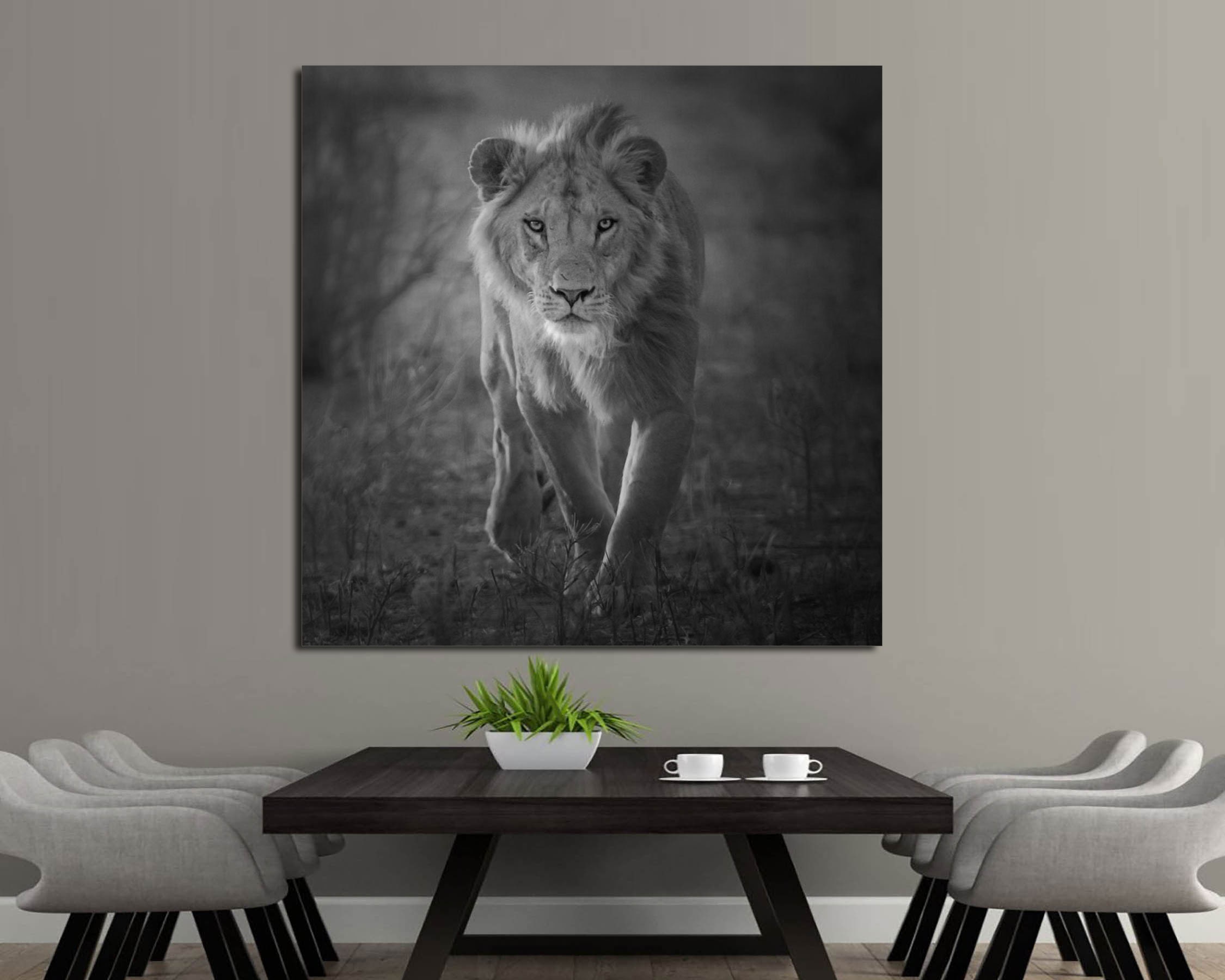 Lion Wall Art Lion Canvas Lion Head Lion Print Lion Art Lion - Etsy