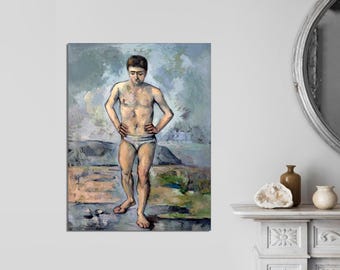 Paul Cezanne 'The Bather' Giclée Canvas Print, Ready to Hang