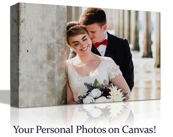 Personalized Photo Canvas Print, Gallery Wrapped, Custom Wall Art