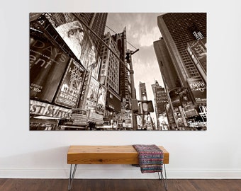 Times Square Canvas Print, Broadway Theater Art, NYC Wall Decor