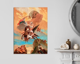 Perseus and Andromeda Canvas Print – Giovanni Tiepolo Rococo Art, Ready to Hang