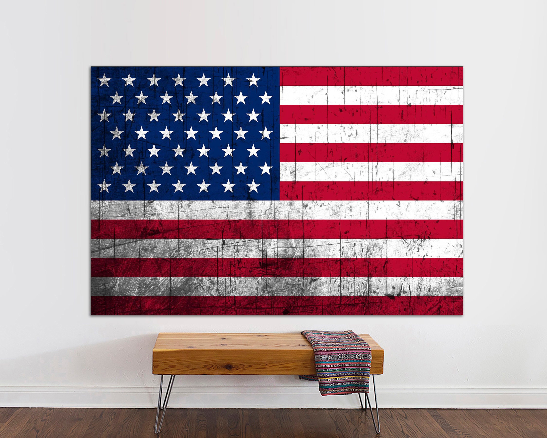 American Flag Poster - Etsy