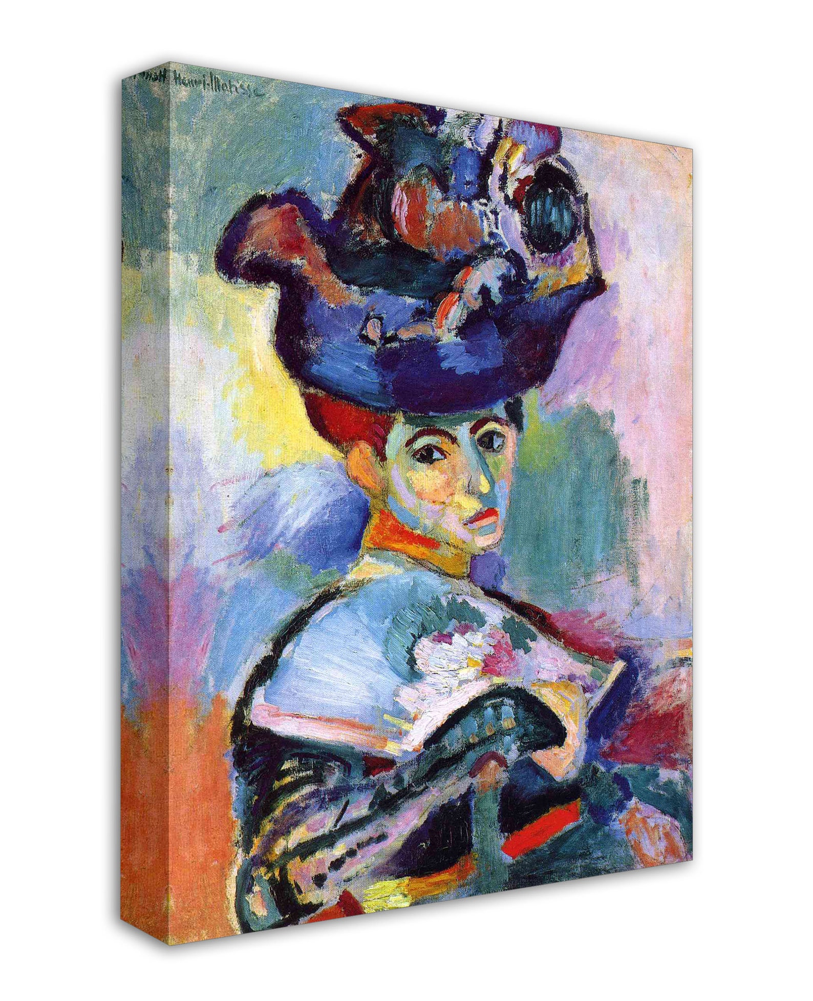Henri Matisse the Woman With a Hat Canvas Art Print Matisse Etsy