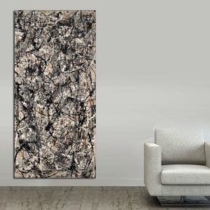 Convergence Abstract Expressionism canvas Print by Jackson Pollock,Ready to Hang,Jackson Pollock print, Pollock art, Jackson Pollock Canvas.