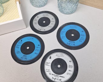 Soft Cell | Marc Almond | Prawdziwe podkładki pod płyty winylowe | Visage | Human League | Ultravox | Pop | 7" 45rpm single