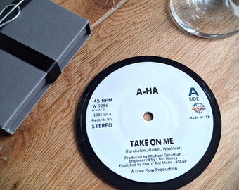 A-Ha (バンド) モートン・ハルケット 完全サイン入り 8インチ x 10
