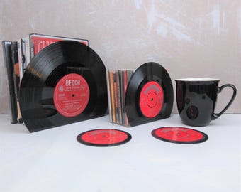 Vinyl Record Bookends Gift Pack by Artist