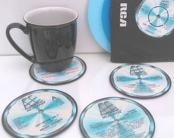 Posavasos de vinilo auténtico para discos: para los amantes de la música
