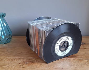 Dwukolorowe podpórki do płyt winylowych - Para, Specjalne, Szaleństwo, Selektor, Beat, Bad Manners, Ska | Prawdziwa oryginalna płyta | 7" 45 obr./min | Vintage
