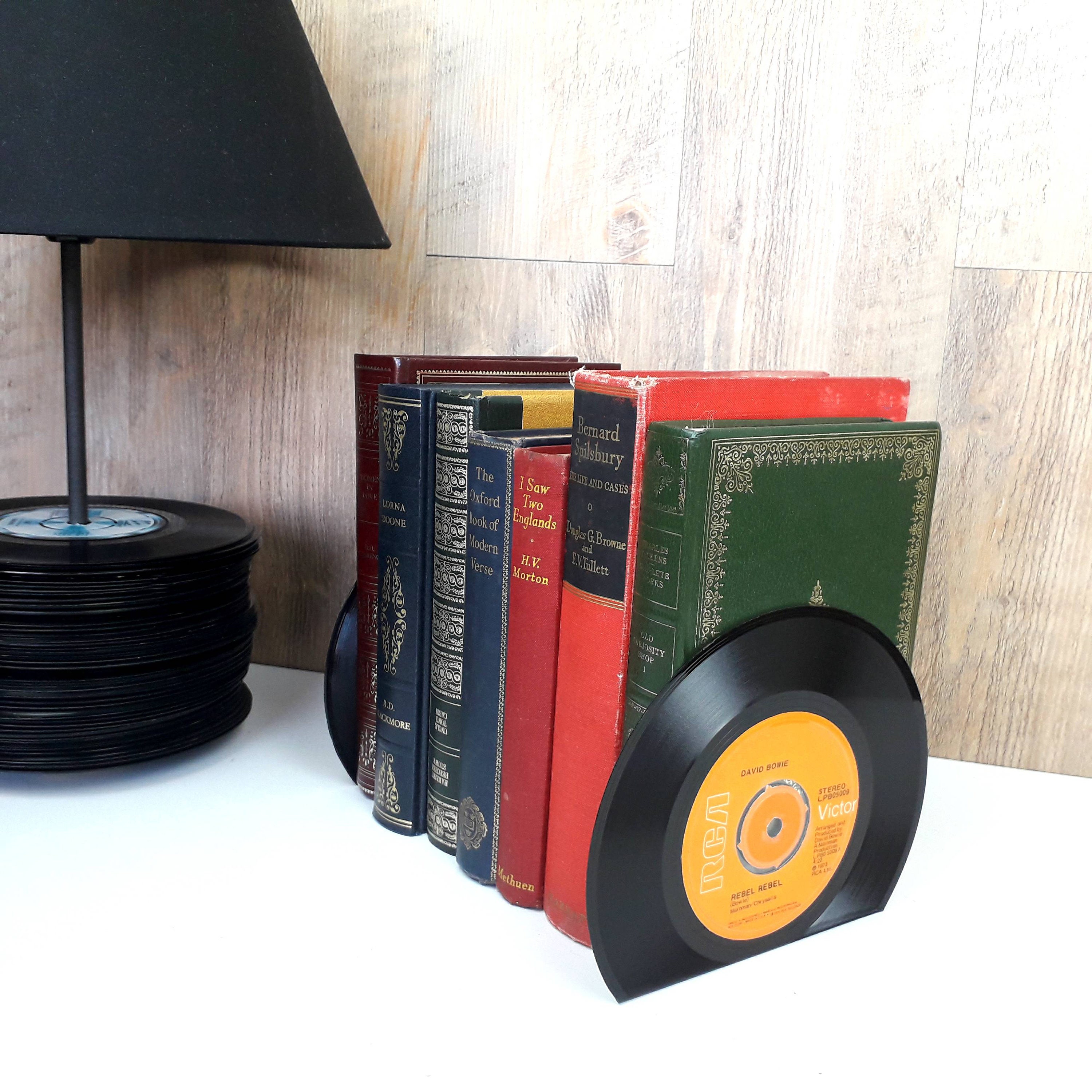Vinyl Record Bookends Pair Etsy UK