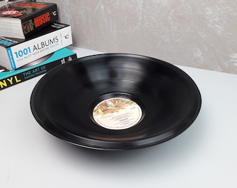 Real record album bowl GENESIS, coasters, Phil Collins, Peter Gabriel