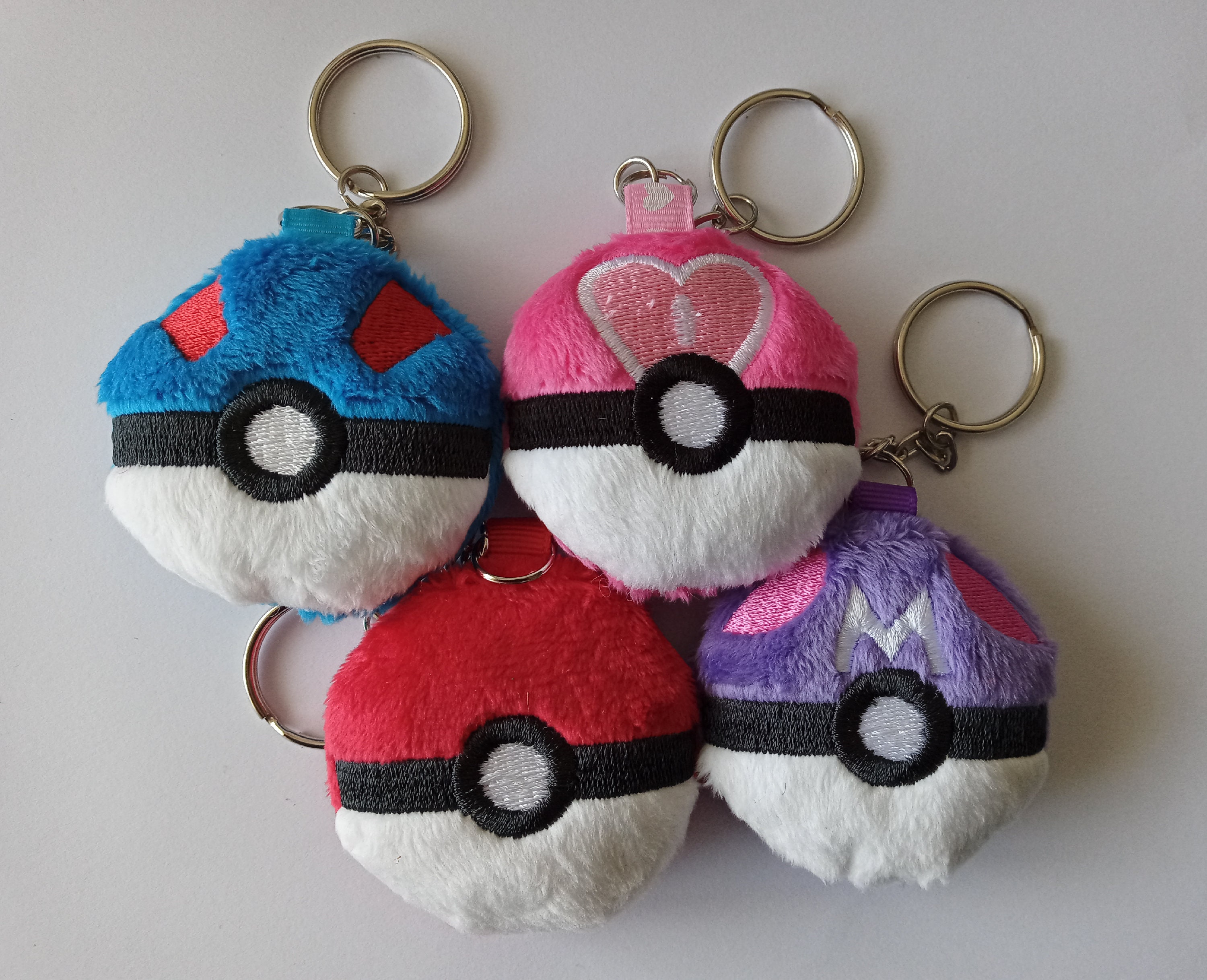 Pokemon Schlüsselanhänger Pokeball 1 Stück Merchandising Anhänger