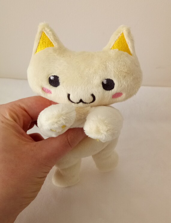 yellow cat stuffed animal