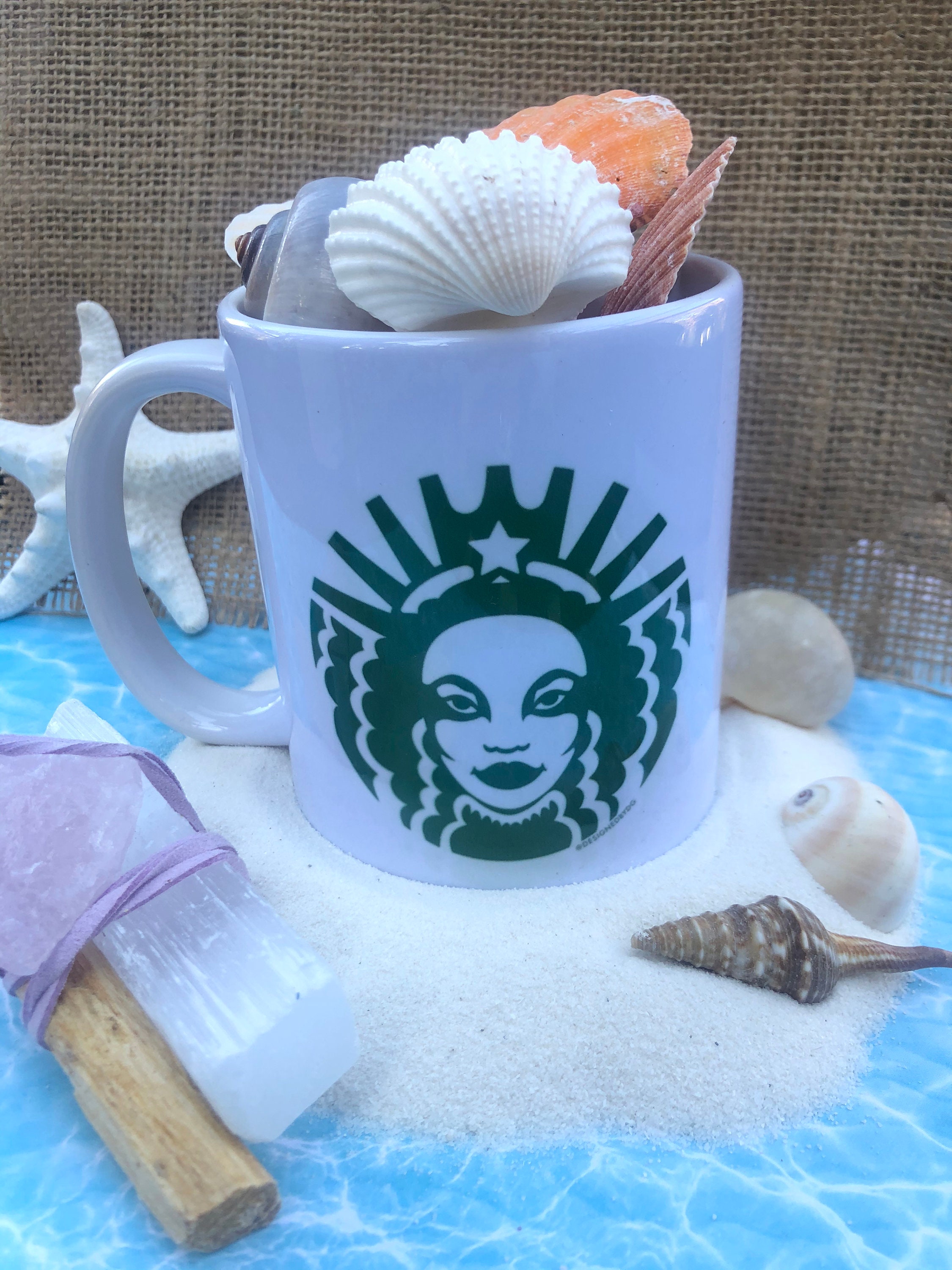Orisha Yemaya Starbucks Inspired Ceramic 11oz Coffee Mug Etsy