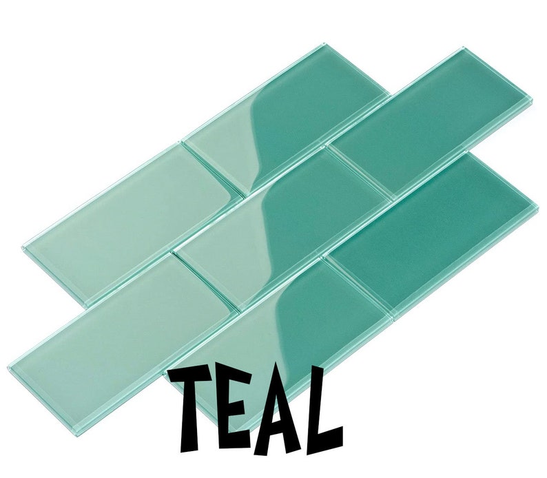 Glass subway tile Blank Etsy