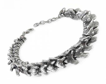 Vertebrae Bracelet Made by Alchemy England, Bones, Spine