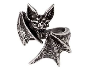 Nighthawk Ring Made by Alchemy England - Adjustable