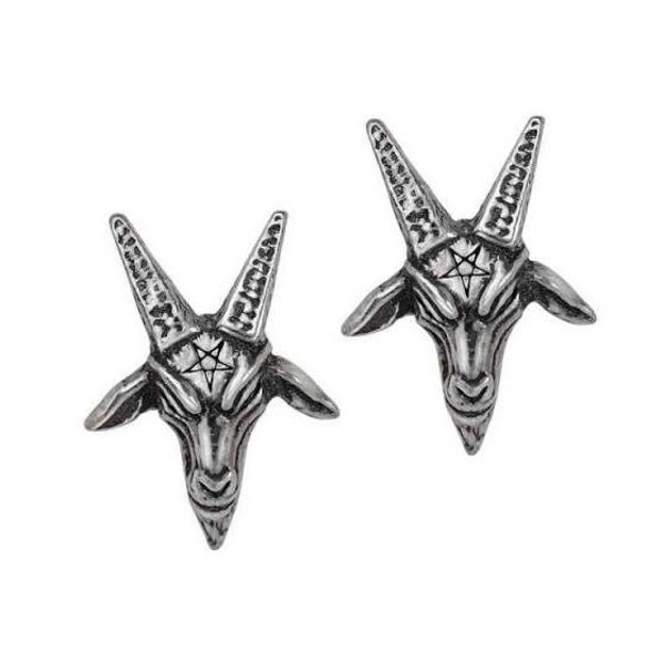 Baphomet Studs Made by Alchemy England