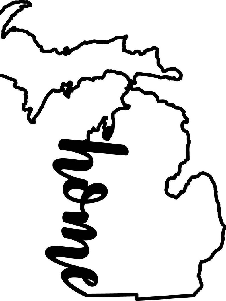 Free Free Home Michigan Svg 235 SVG PNG EPS DXF File