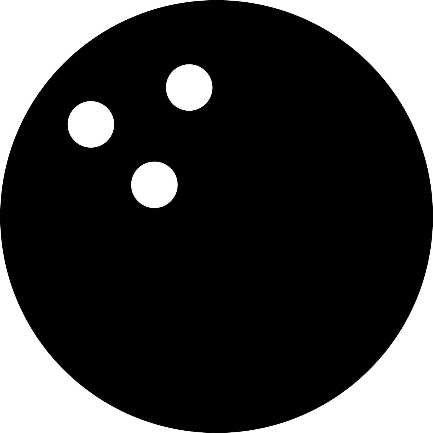 Bowling Ball Silhouette