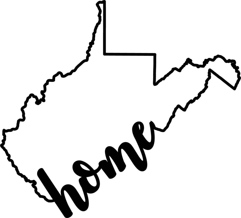 Free Free 76 West Virginia Home Svg SVG PNG EPS DXF File
