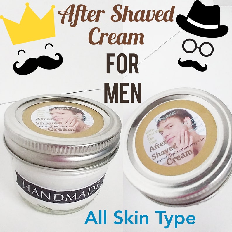 After Shave Cream for men Refreshing Cologne scent Organic Etsy