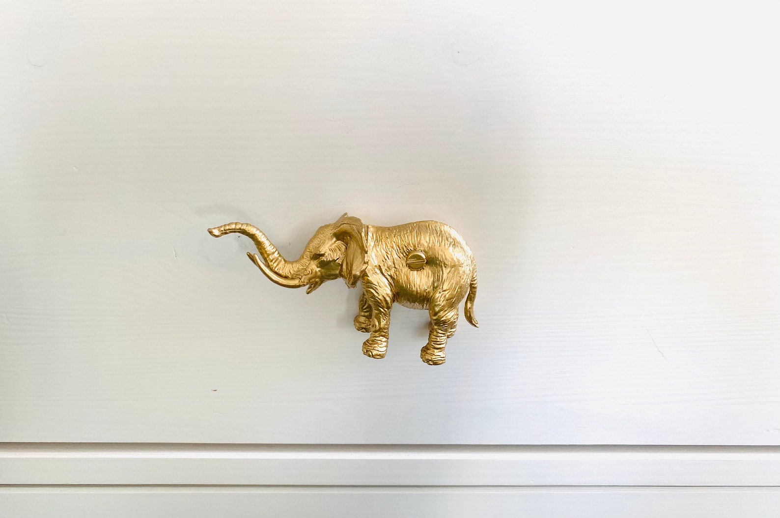 Safari animal furniture knobs / drawer pulls Painted plastic Etsy