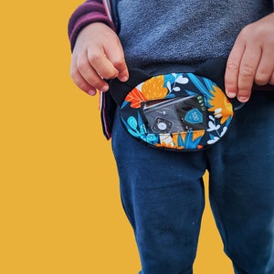 Adjustable Insulin pump belt with window / Insulin Diabetes pump bag for kid / Insulin pump pouch with cute lions / Insulin pump case