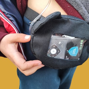 Panda insulin pump belt / Adjustable Insulin pump belt with window / tandem t-slim insulin pump accessories