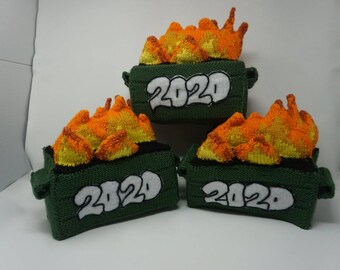 Knitting Pattern: Dumpster Fire Version 1