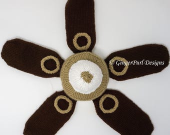 Knitting Pattern for Ceiling Fan Version 3
