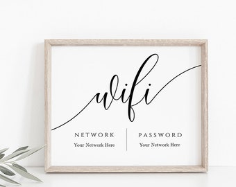Wifi Printable Etsy