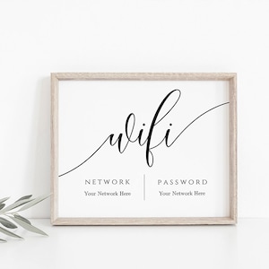 Yellow NUORUI WiFi Password Sign Acrylic Adhesive Internet Password Sign Yellow NUORUI WiFi Password Sign Acrylic Adhesive Internet Password Sign