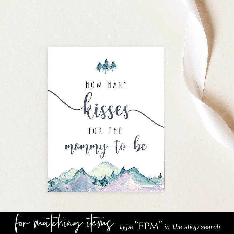 Baby Shower Bingo Game Virtual Printable Baby Shower Game Etsy