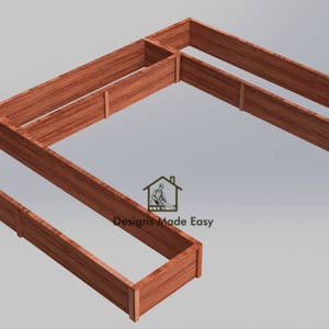 Raised Garden Bed Frame | EASY Design Plans Instructions for Woodworking 02