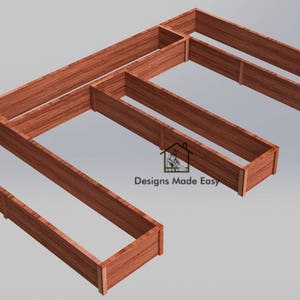 Raised Garden Bed Frame | EASY Design Plans Instructions for Woodworking 07