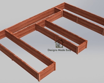 Raised Garden Bed Frame | EASY Design Plans Instructions for Woodworking 07