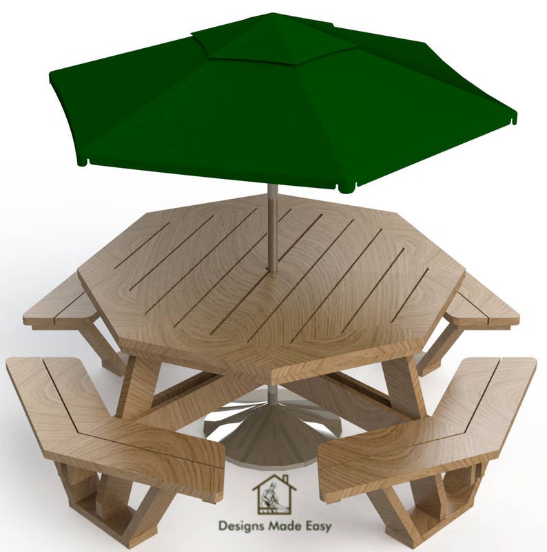 Woodworking Plans For Octagon Picnic Table