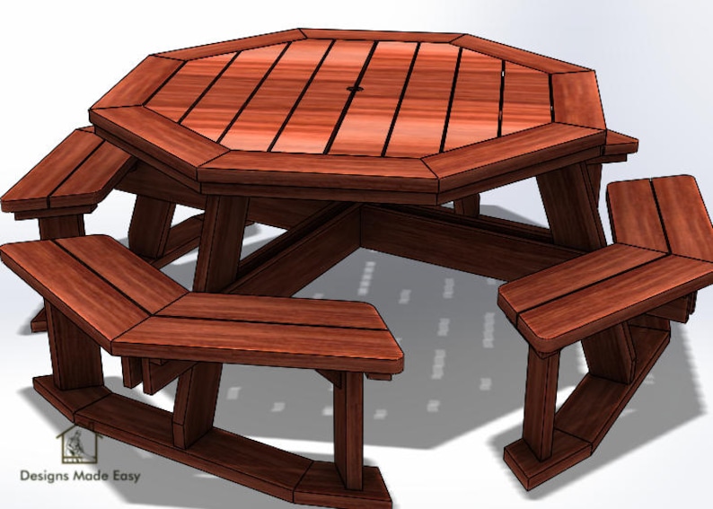 Woodworking Plans For Octagon Picnic Table