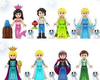 Various Frozen clamp building block minifigures - figures custom MOC