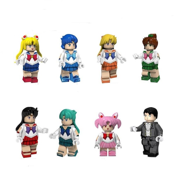 Sailor Moon Klemmbaustein Minifigur - Figuren Custom MOC