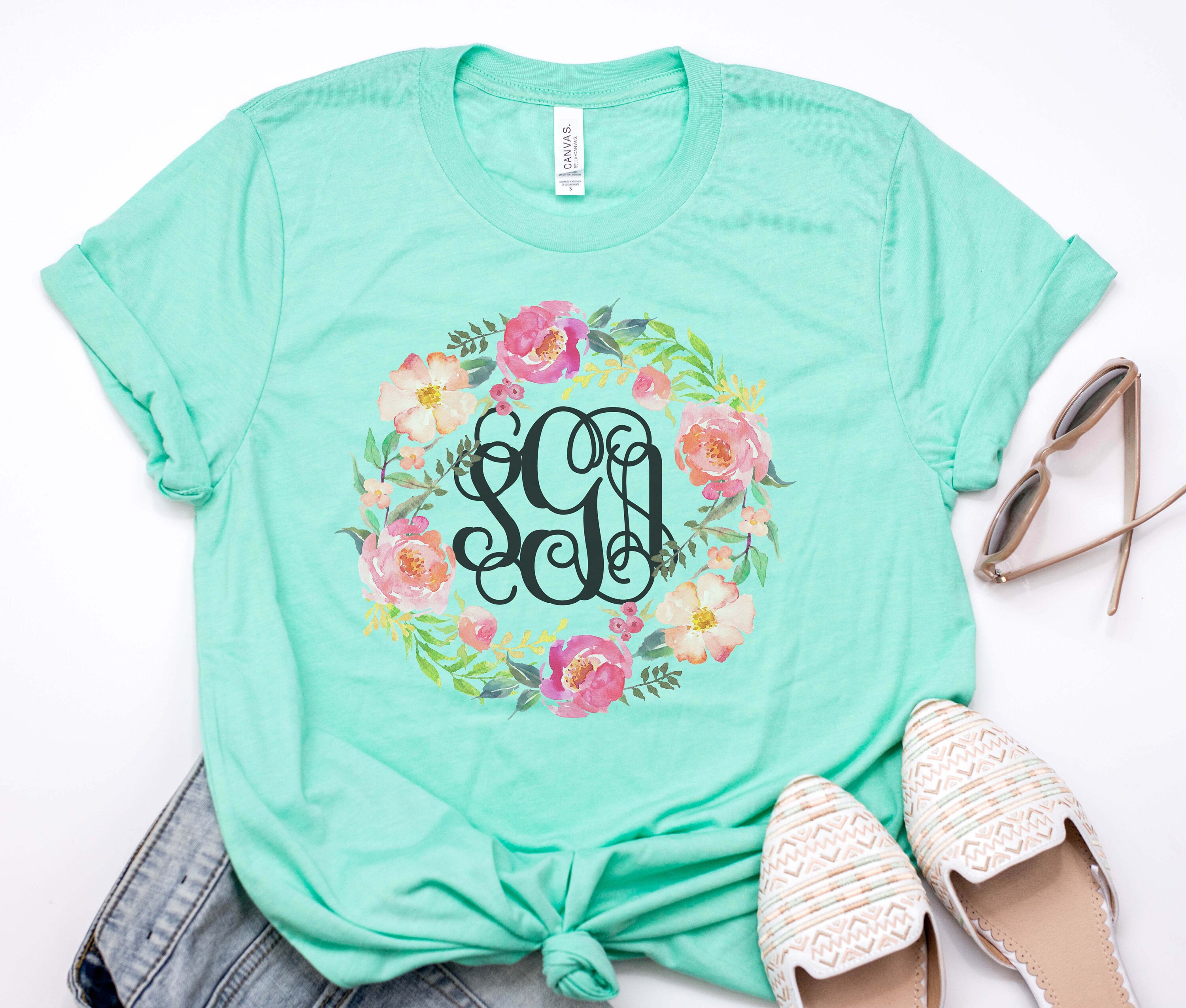 boho floral shirt