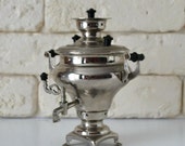 Soviet samovar souvenir Vintage Miniature Russian Samovar Kitchen decor
